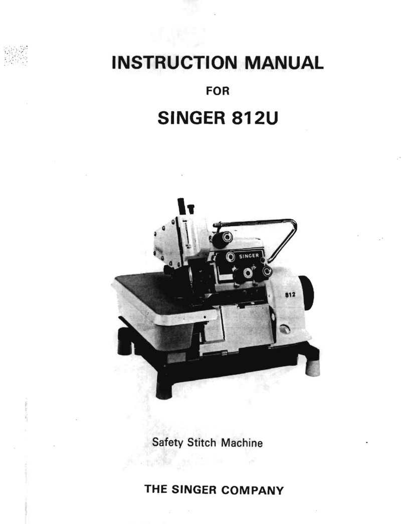 Singer 812U instruction manual