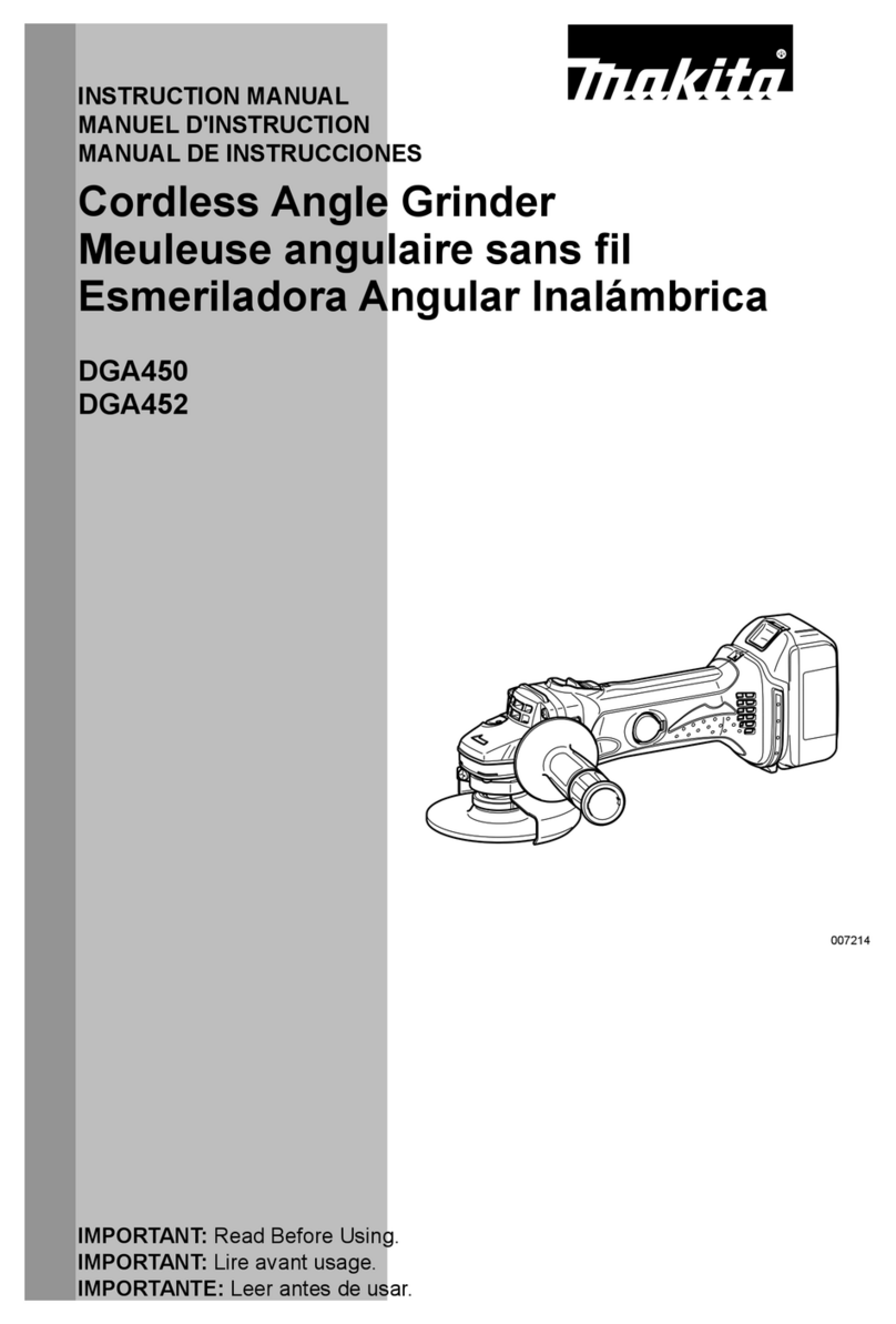 Makita DGA450 User manual