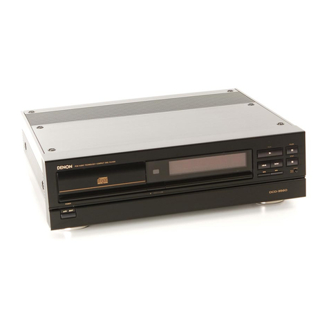 Denon DCD-3560 User manual