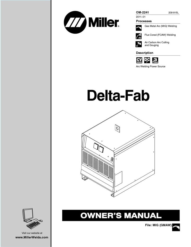 Miller Delta-Fab OM-2241 User manual