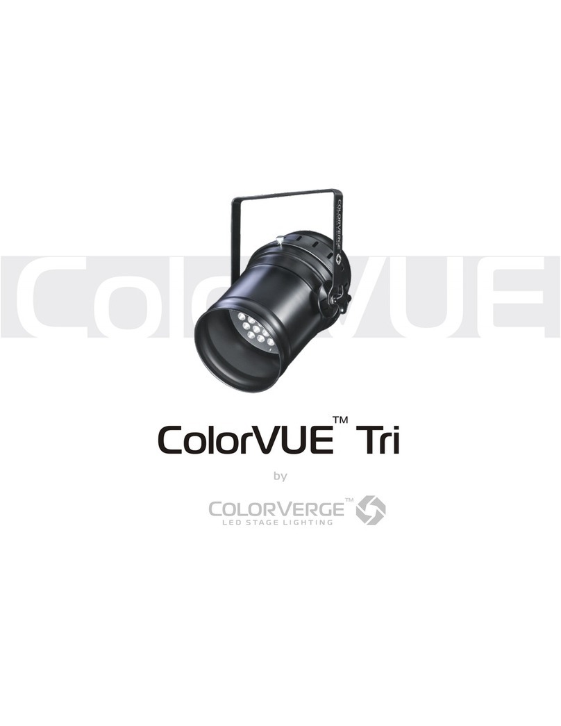 ColorVerge ColorVUE Tri User manual