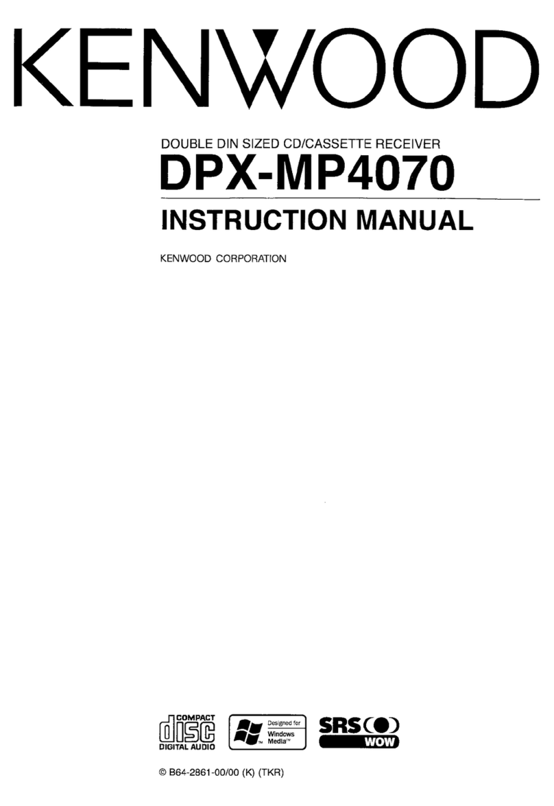 Kenwood DPX-MP4070 User manual