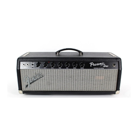 Fender Prosonic User manual