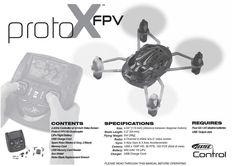 Estes Proto-X FPV User manual