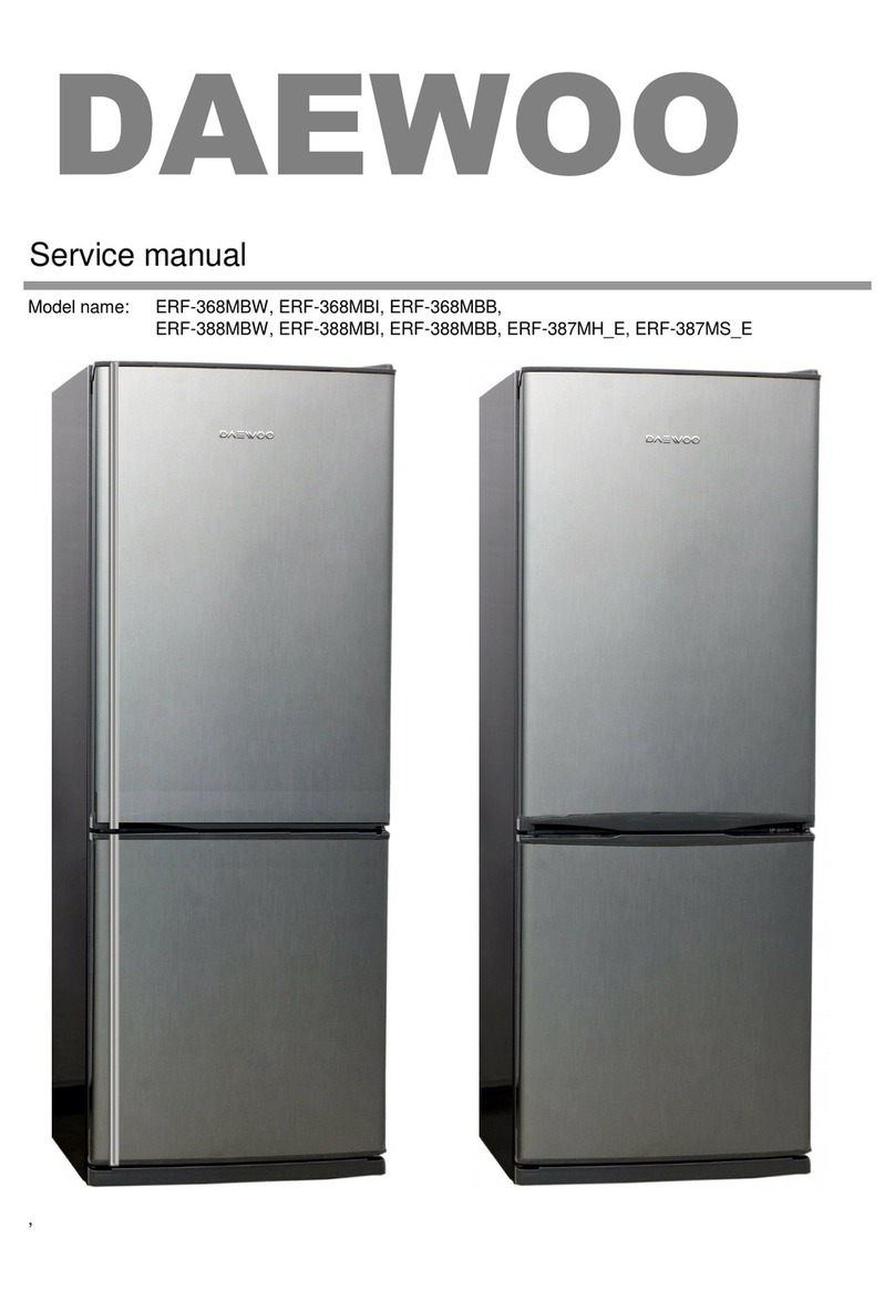 Daewoo ERF-368MBW Service manual