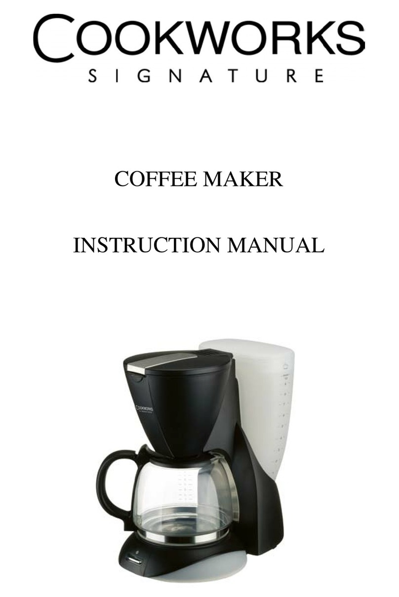 Cookworks Signature Coffee Maker User manual