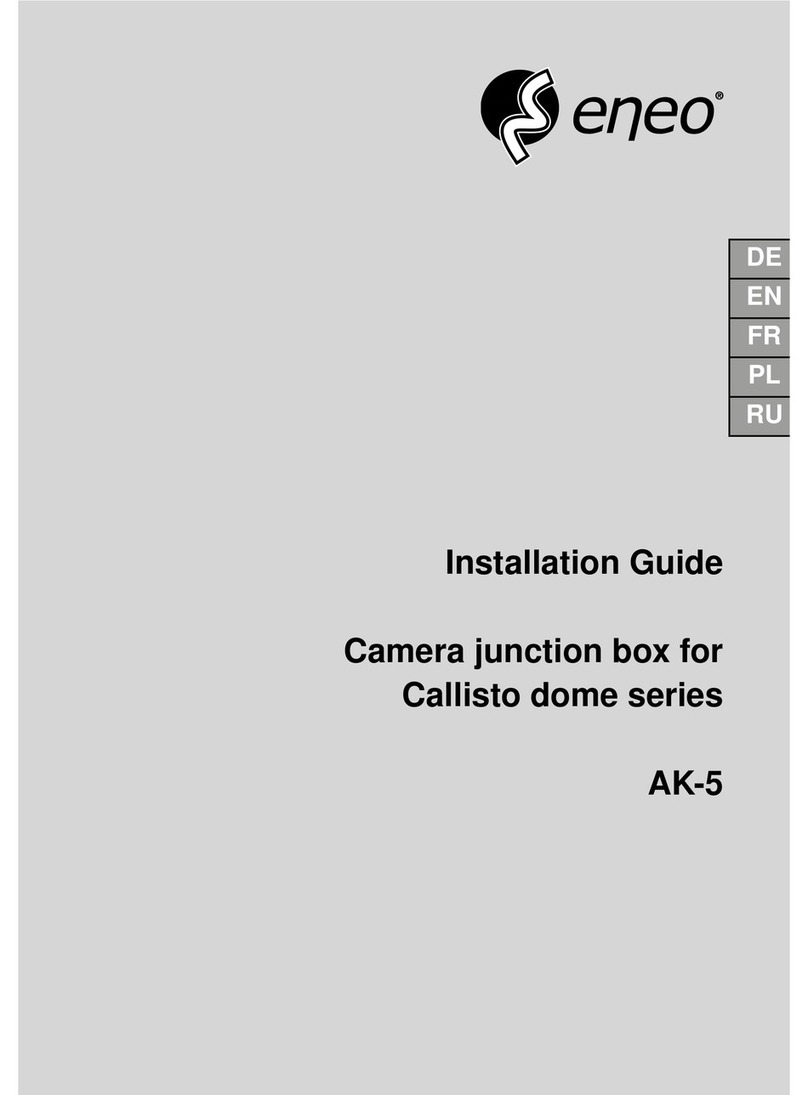Eneo AK-5 Callisto dome series installation guide