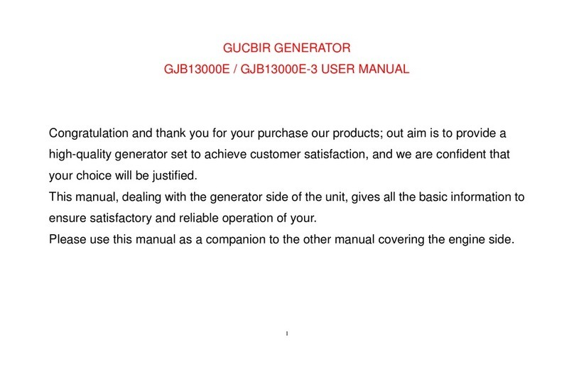 Gucbir GJB13000E user manual