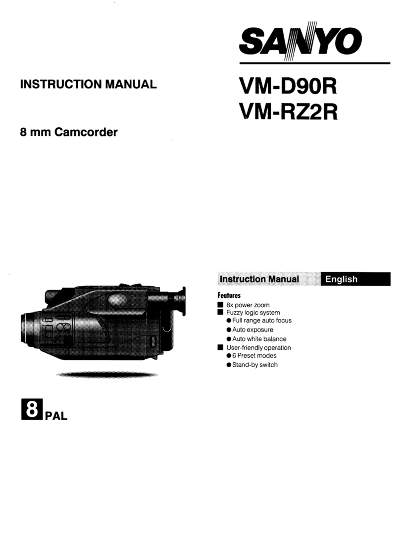 Sanyo VM-D90R User manual Sanyo VM-D90R User manual