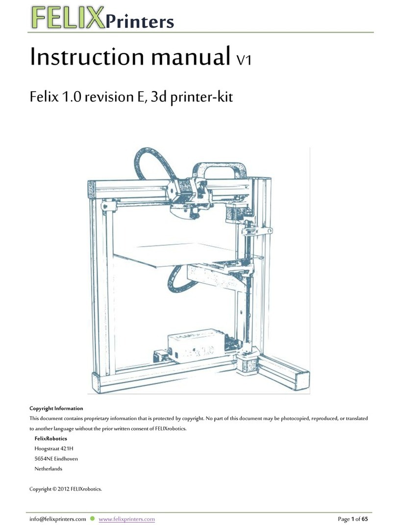 FELIXrobotics Felix 1.0 User manual