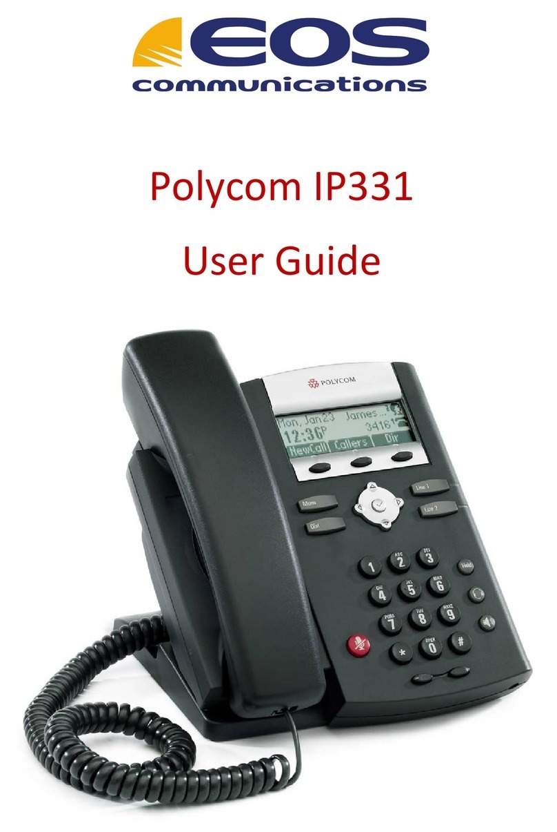 Polycom SoundPoint IP 331 User manual