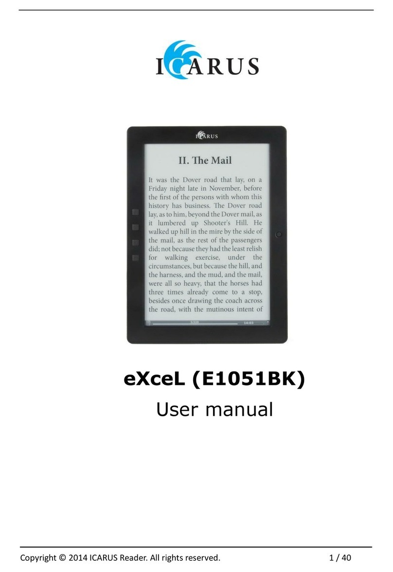 Icarus eXceL E1051BK user manual