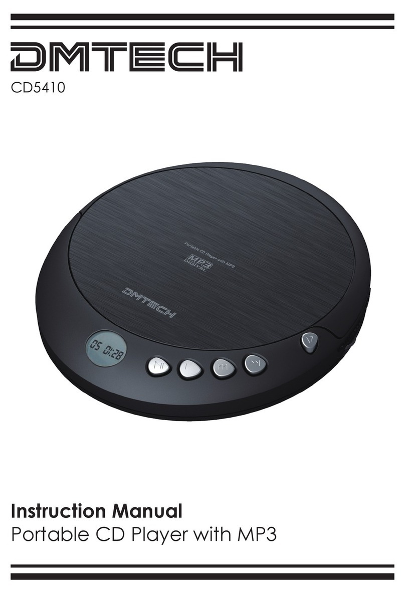 DM TECH CD5410 User manual