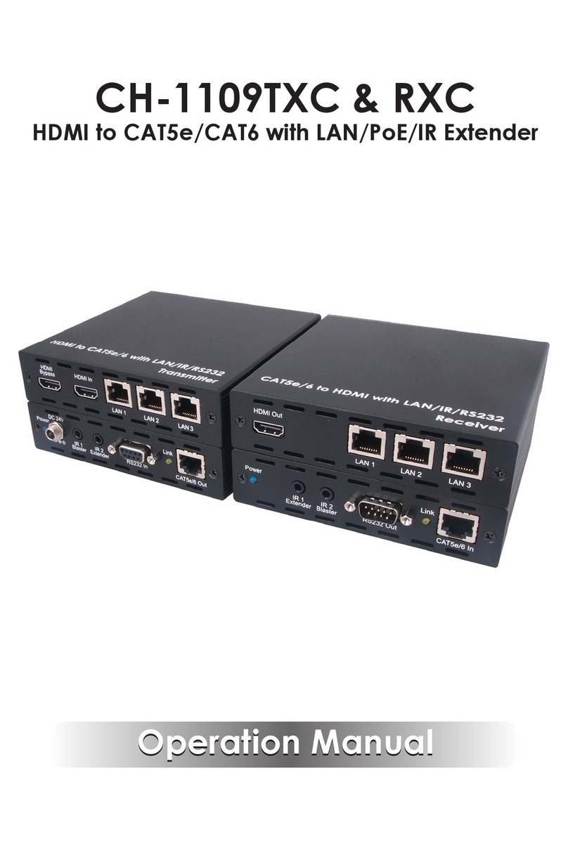 Thender CH1109TXC Operation manual