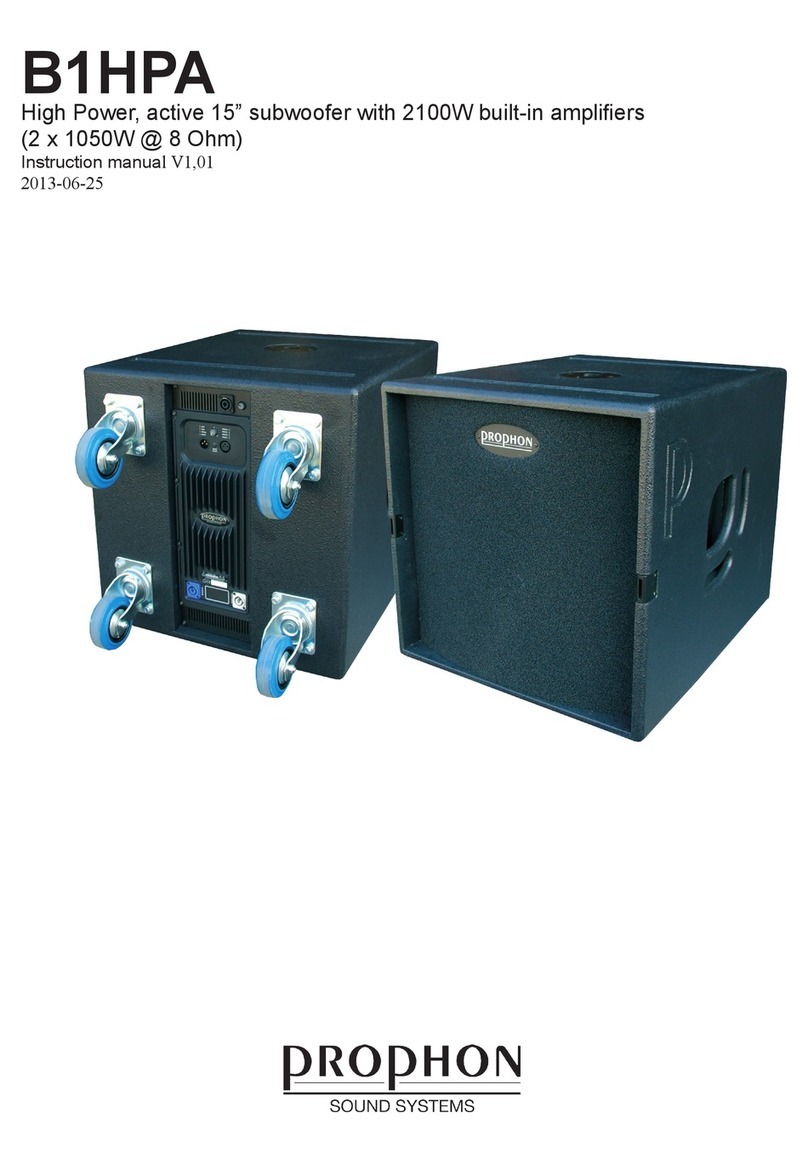 PROPHON B1HPA User manual