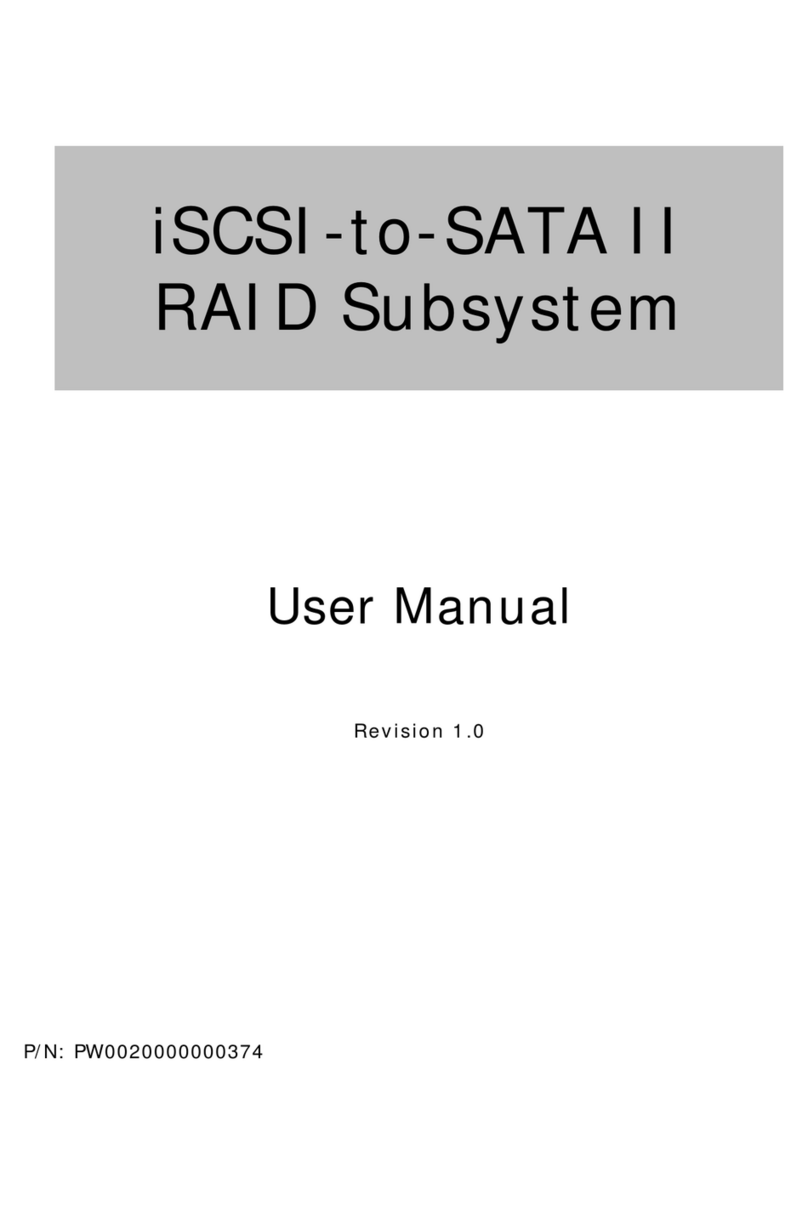Proware iSCSI-to-SATA II RAID Subsystem user manual Proware iSCSI-to-SATA II RAID Subsystem user manual