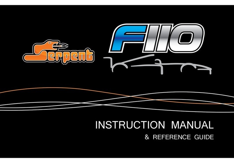 Serpent F110 Instruction manual & reference guide