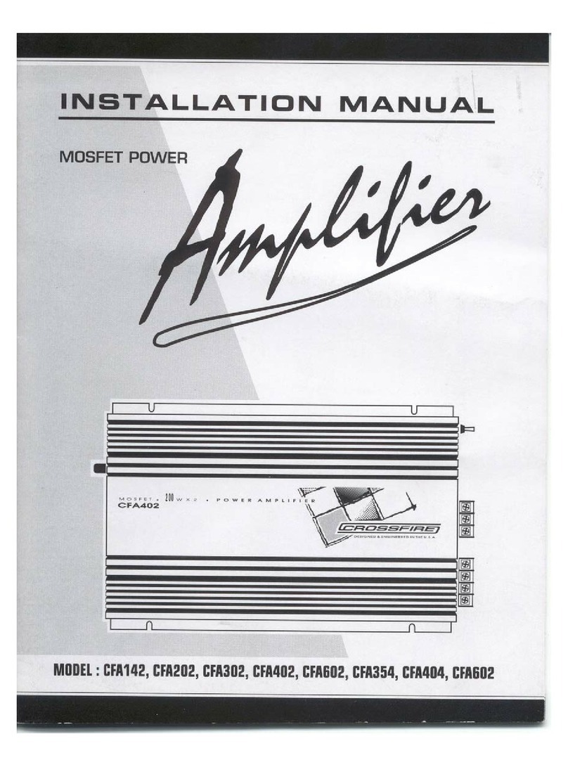 Mosfet Power Crossfire CFA142 User manual