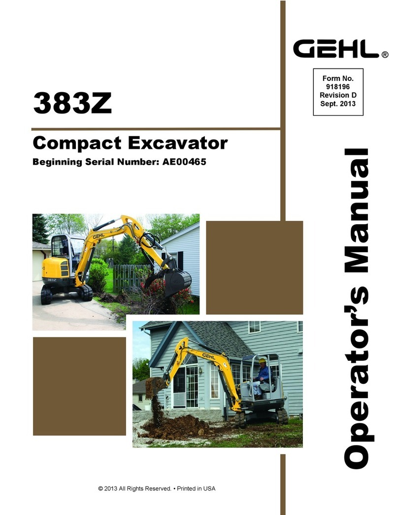 Gehl 383Z Operator's manual