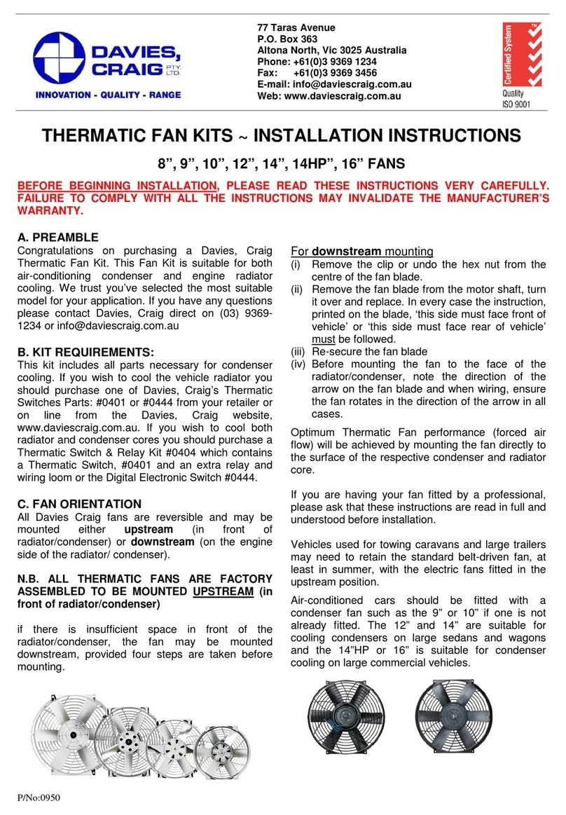 Davies Craig DCSL-8 User manual