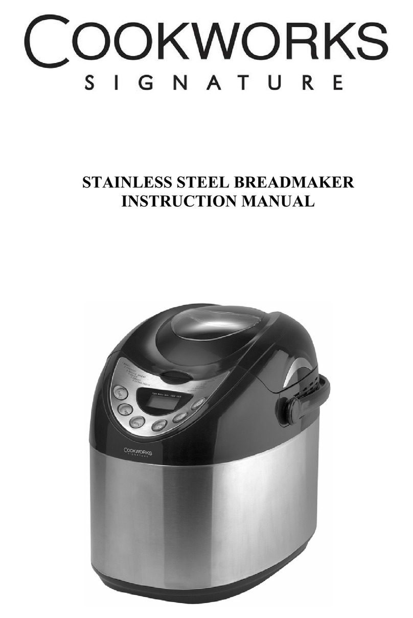Cookworks Signature Breadmaker instruction manual