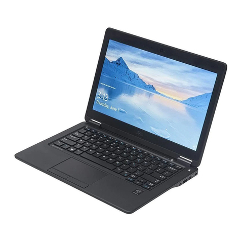Dell Latitude E7250 User manual