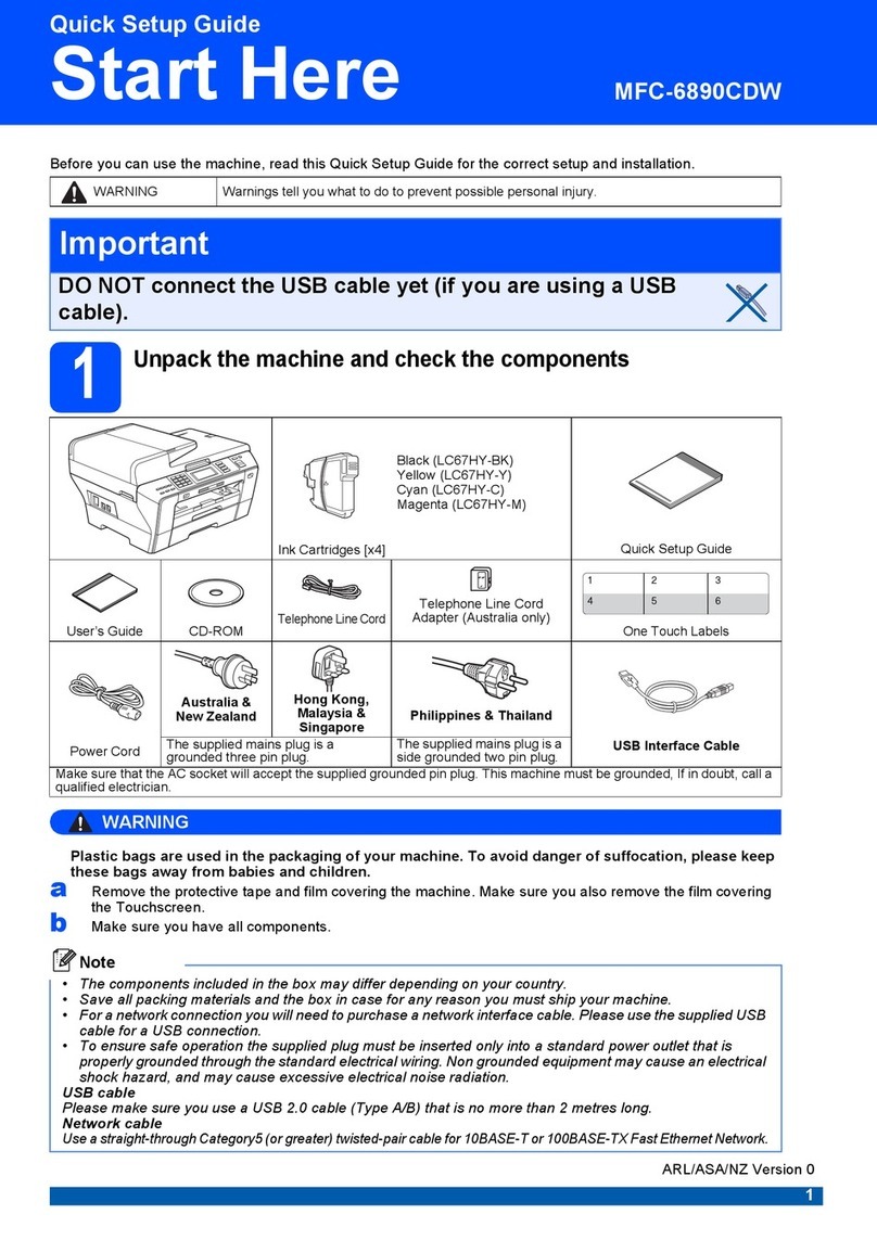 Brother MFC-6890CDW - Color Inkjet - All-in-One User manual