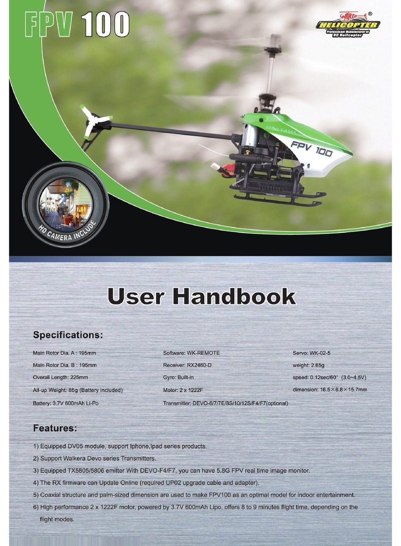 Walkera FPV 100 Instruction Manual