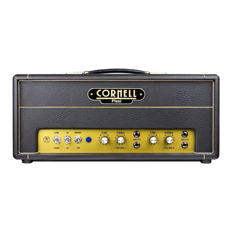 Cornell Plexi 18/20 owner's manual