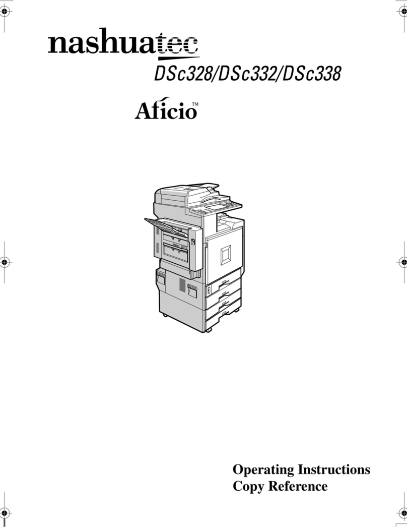 Aficio nashuatec DSc328 User manual