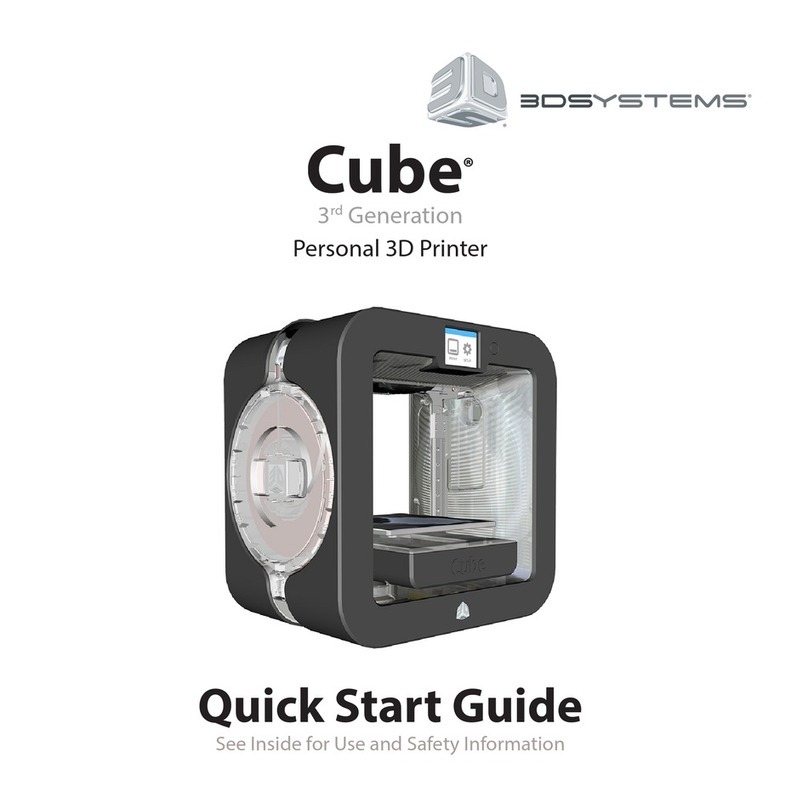 3D Systems CUBE User manual