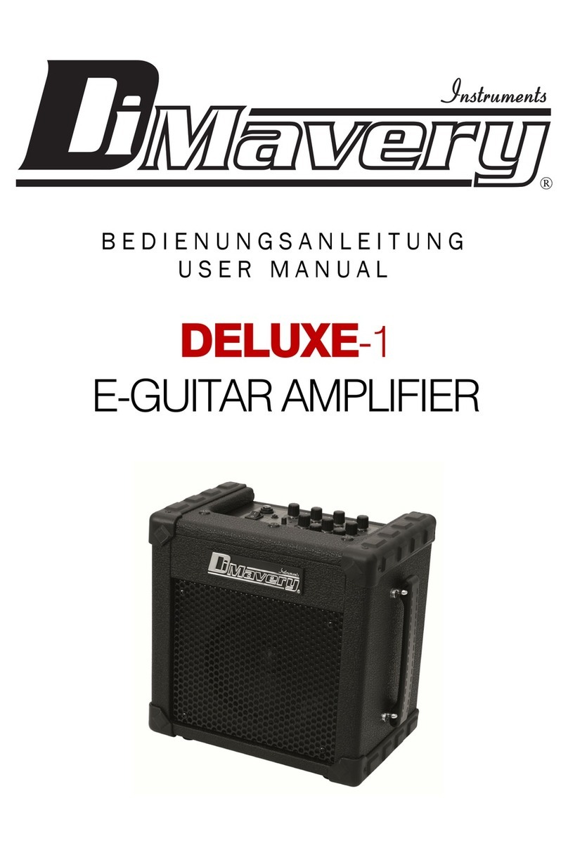 Dimavery DELUXE-1 User manual
