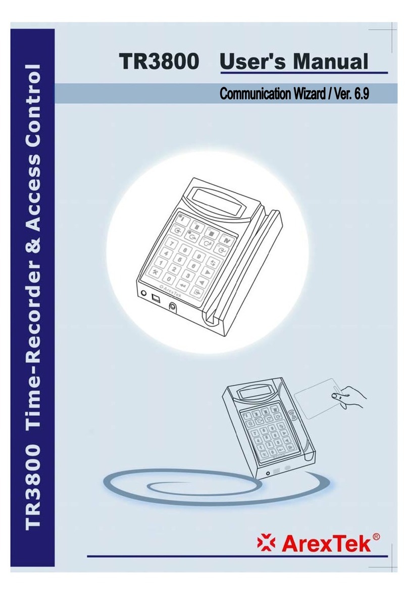 arexTek TR3800 user manual
