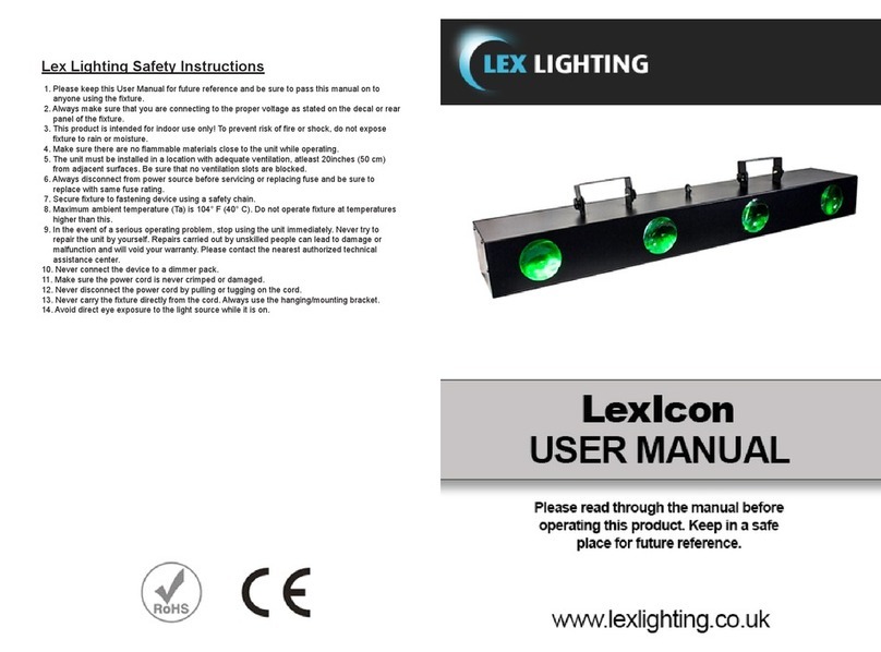 LEX Lighting LexIcon user manual LEX Lighting LexIcon user manual