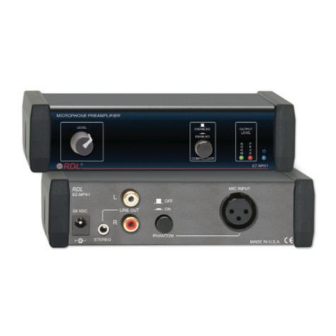 RDL EZ-MPA1 User manual