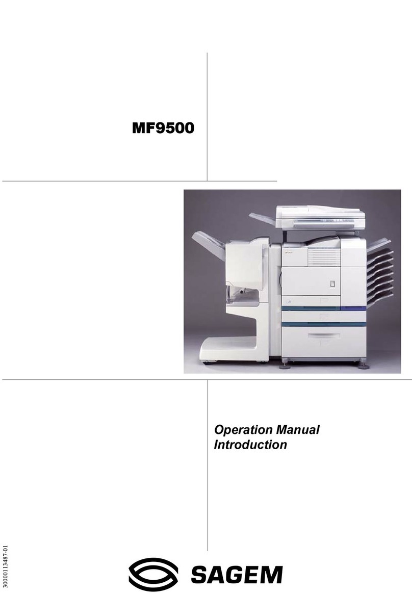 Sagem MF9500 Operation manual