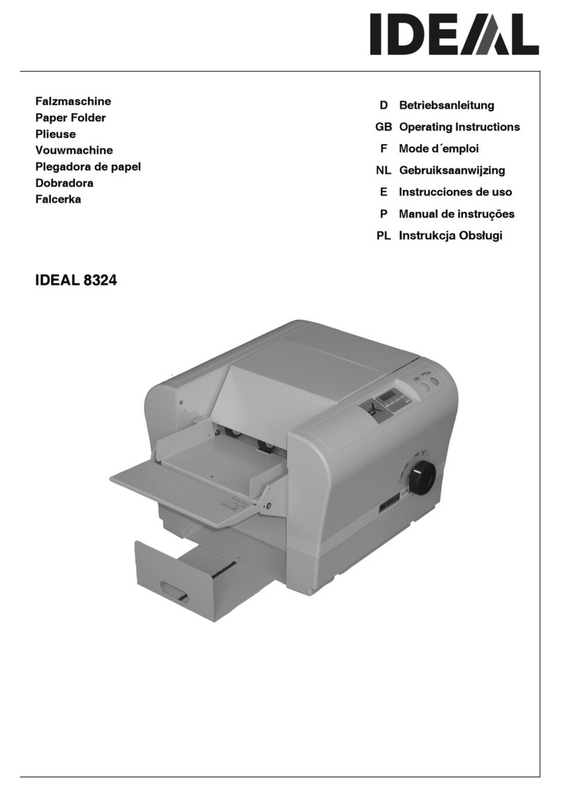 IDEAL 8324 User manual