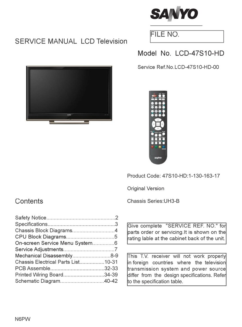Sanyo LCD-47S10-HD User manual