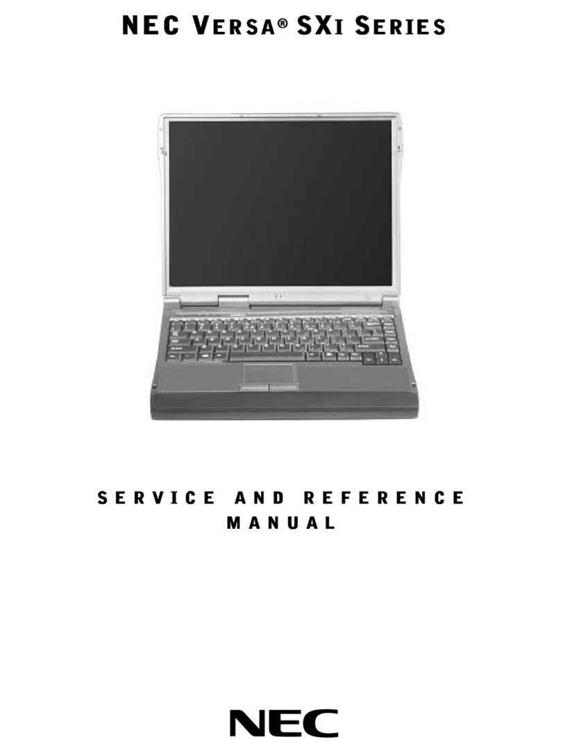 NEC VERSA SXI Service and reference manual
