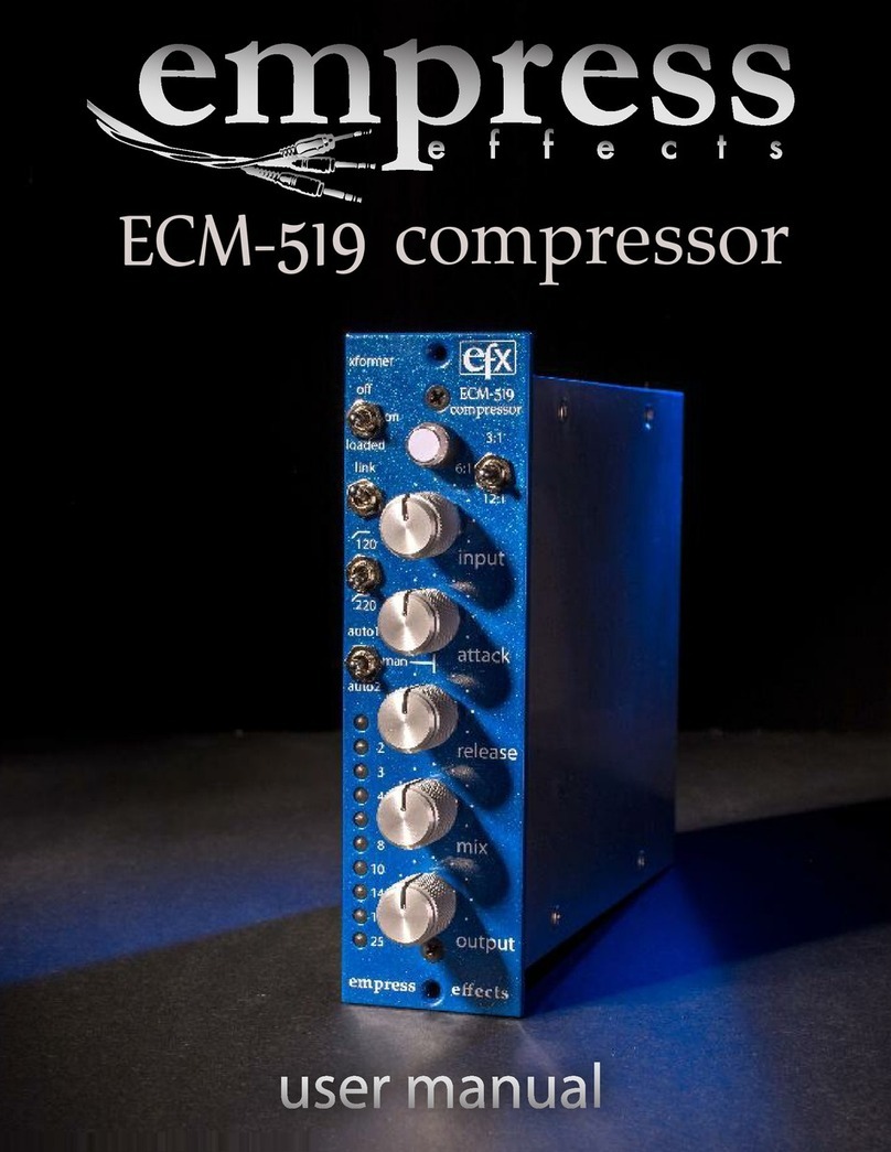 Empress Effects ECM-519 user manual