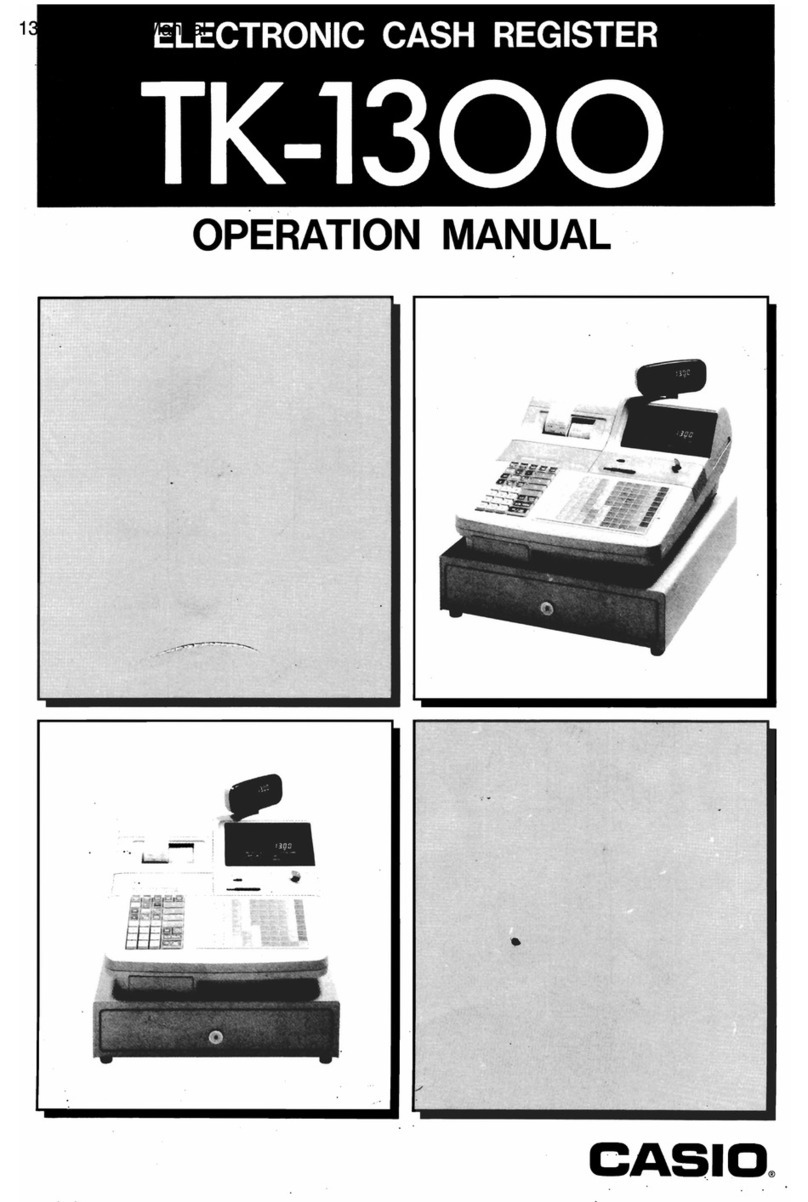 Casio TK-1300 User manual Casio TK-1300 User manual