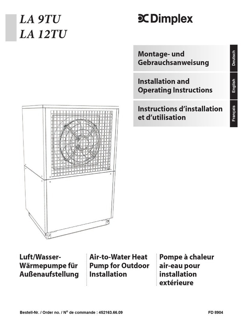 Dimplex LA 9TU Installation and operating instructions Dimplex LA 9TU Installation and operating instructions