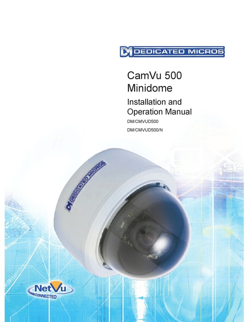 Dedicated Micros DM/CMVUD500 Installation and operation manual