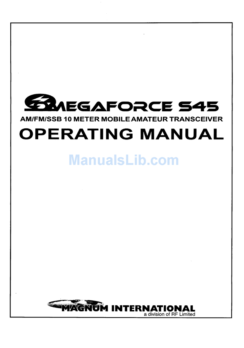 Magnum International Megaforce S45 operating manual