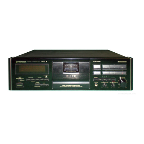 Pioneer CT-43 User manual Pioneer CT-43 User manual