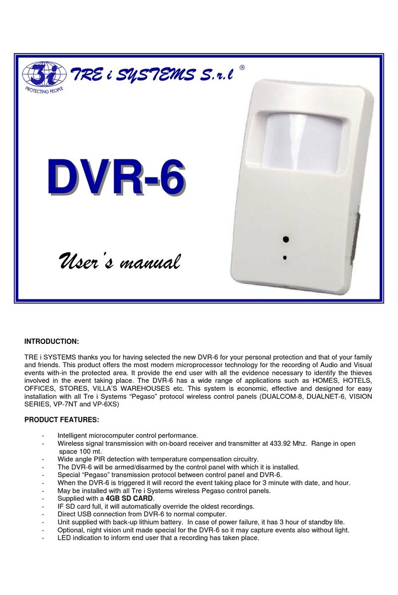 TRE i SYSTEMS DVR-6 User manual
