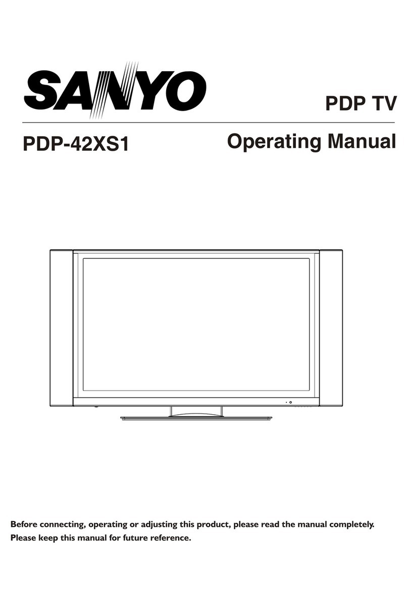 Sanyo PDP-42XS1 User manual