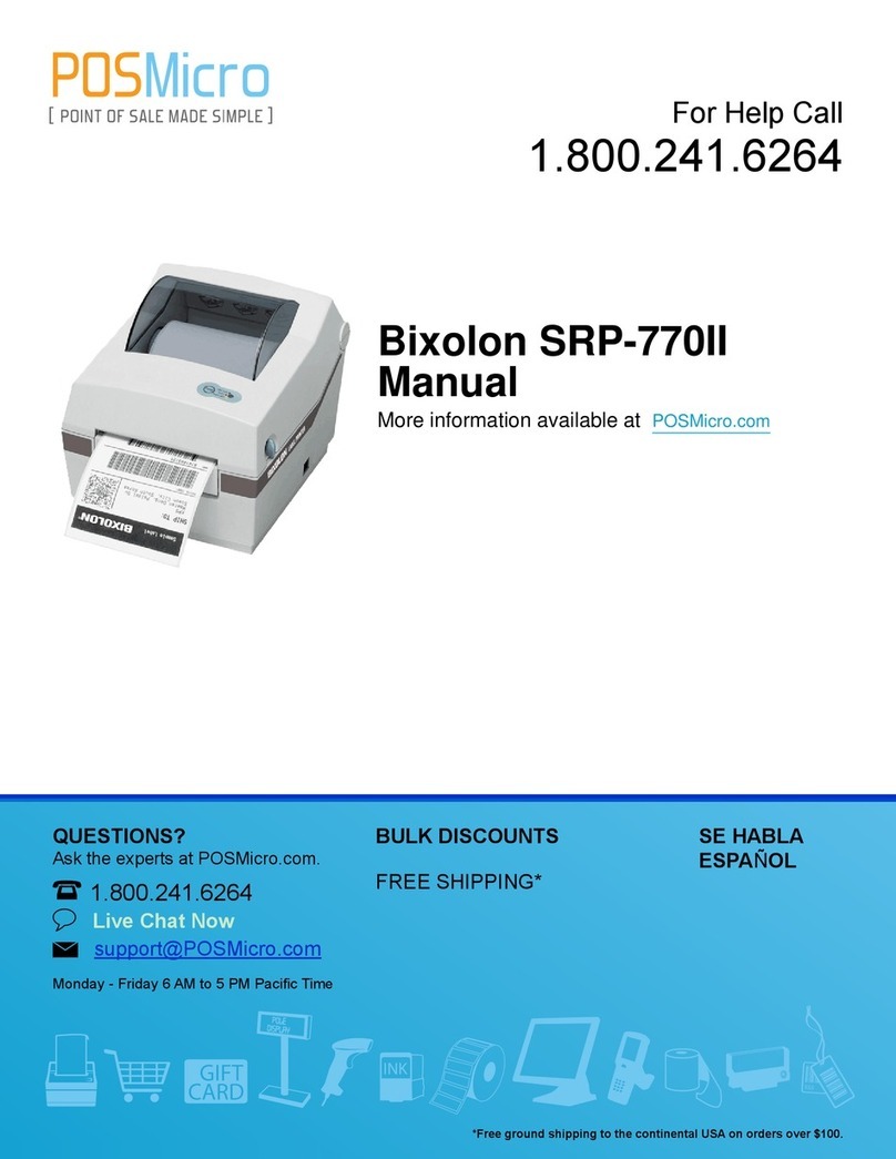 POSMicro Bixolon SRP-770II User manual