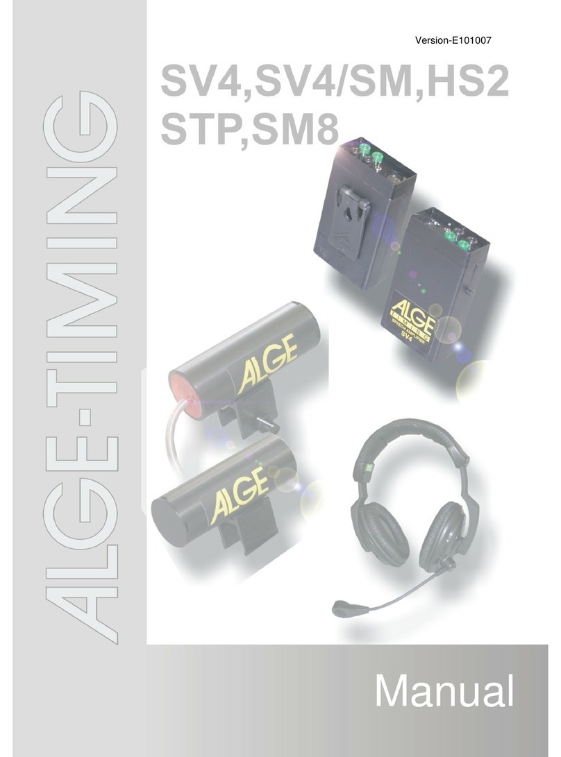 ALGE-Timing SV4 Manual guide