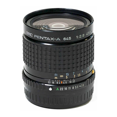 Pentax SMC A 645 45mm f/2.8 User manual